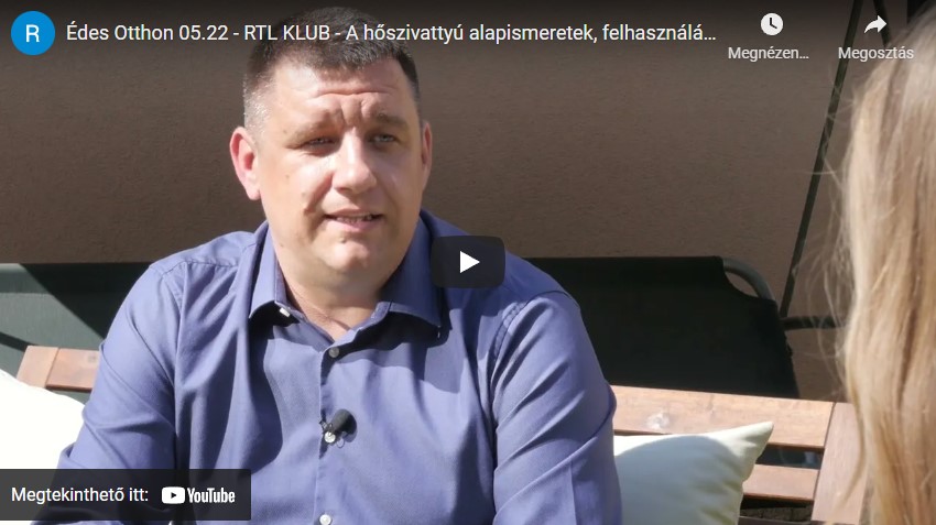 Édes Otthon 05.22 - RTL KLUB A hőszivattyú alapismeretek, felhasználási területek.