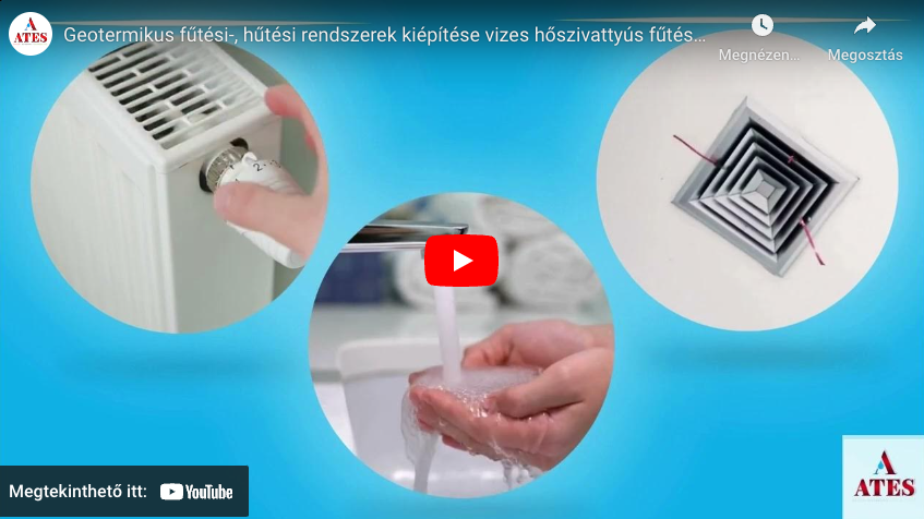 Geotermikus fűtési-, hűtési rendszerek kiépítése vizes hőszivattyús fűtésrendszerrel a legolcsóbban