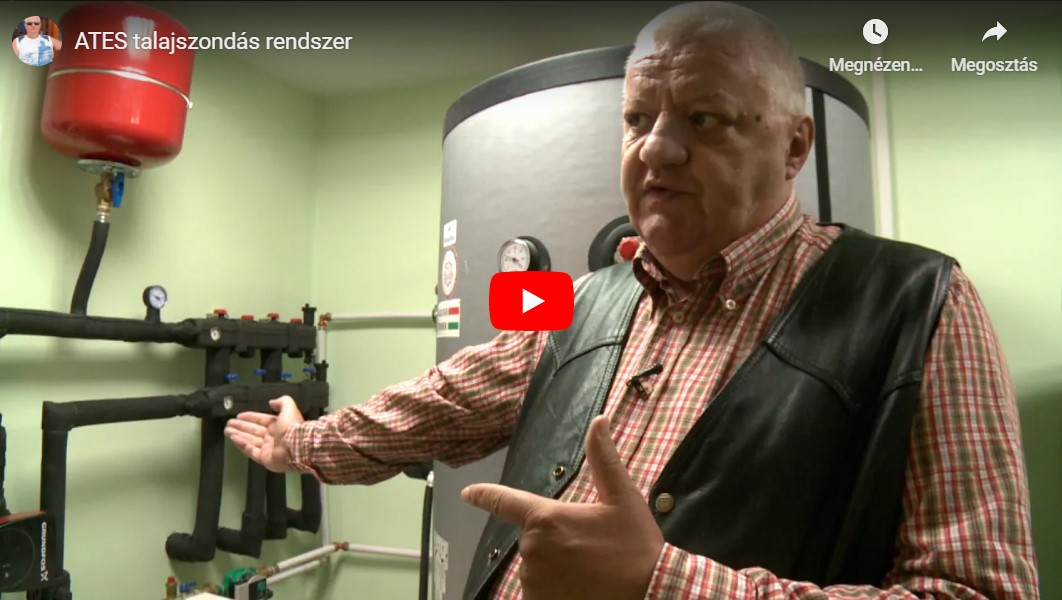 ATES talajszondás rendszer